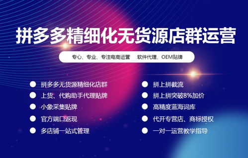 精細化運營助力陜西拼多多代運營公司 拼上拼軟件、貼牌大象采集與網(wǎng)站建設(shè)的一體化解決方案